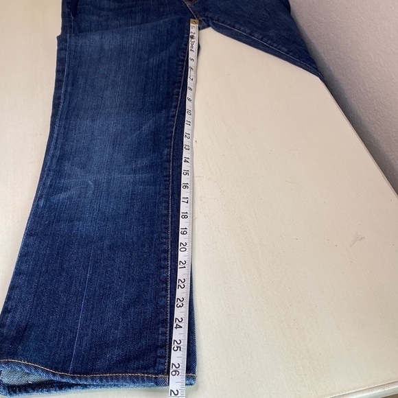 7 For All Mankind A Pea In The Pod Boot Cut Maternity Jeans with Full Band Sz 30 - Picture 14 of 16